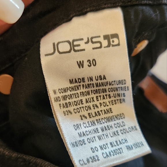 JOE'S jeans sizes 30 black - Picture 3 of 3
